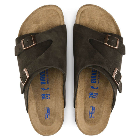 Birkenstock Zurich Suede Sandals Mocha